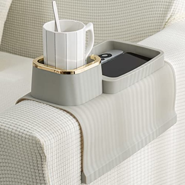 Elimiko Couch Cup Holder Tray