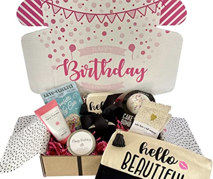 Spa Day Birthday Basket