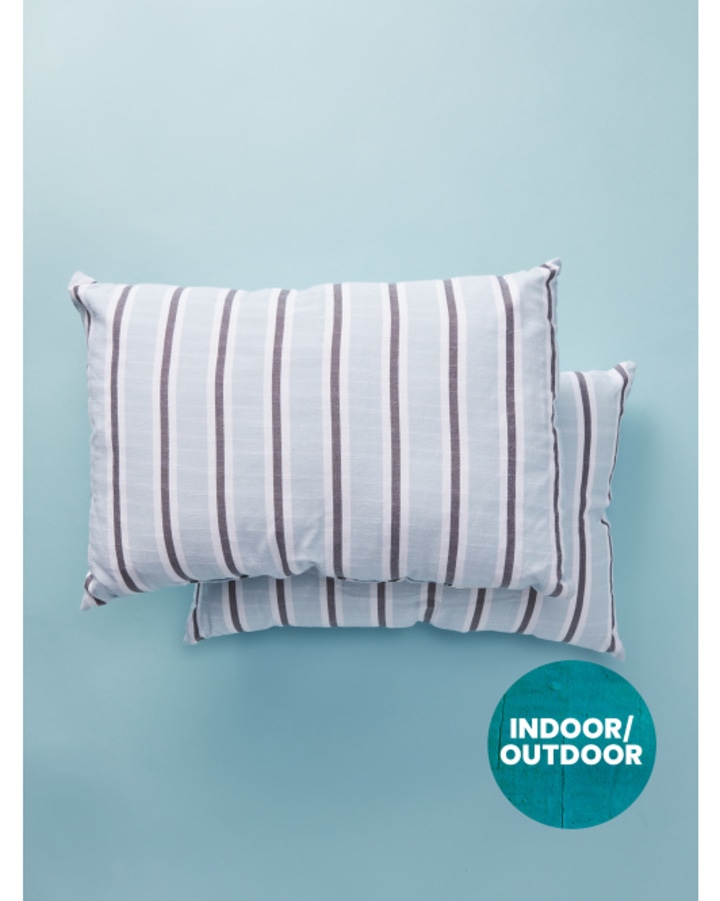 Indoor Outdoor Striped Pillow