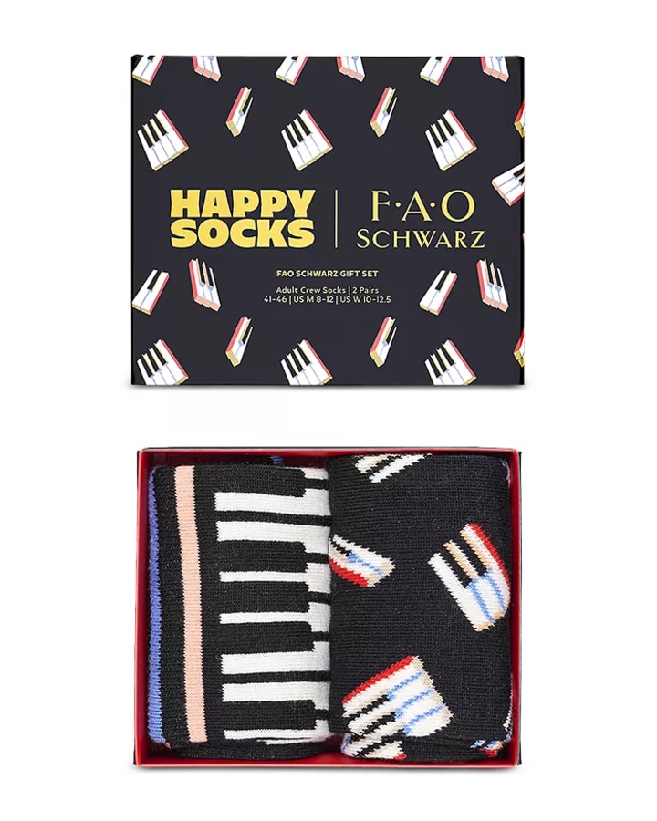 Happy Socks Piano Crew Socks Gift Set