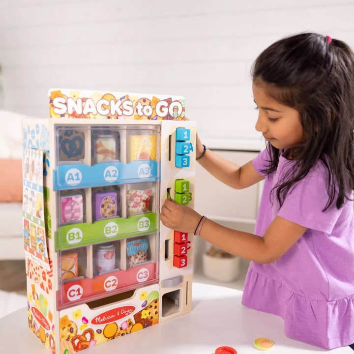 Melissa & Doug Sort, Stock, Select Wooden Vending Machine Play Set