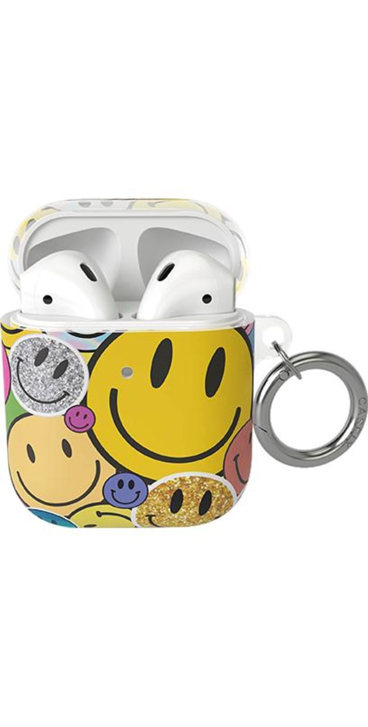 All Smiles Smiley Face Sticker AirPods Case