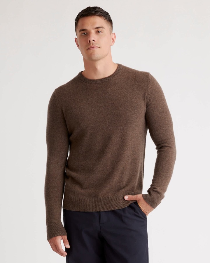 Quince Mongolian Cashmere Crewneck Sweater