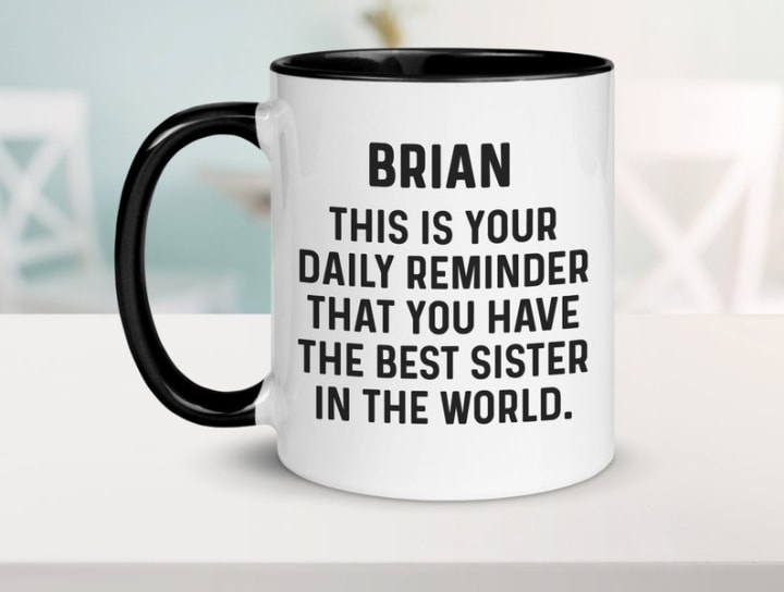 Personalized Brother Mug