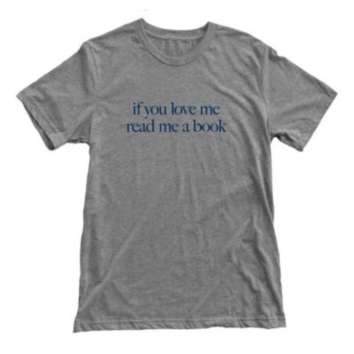 Read Me A Book Adult Tee