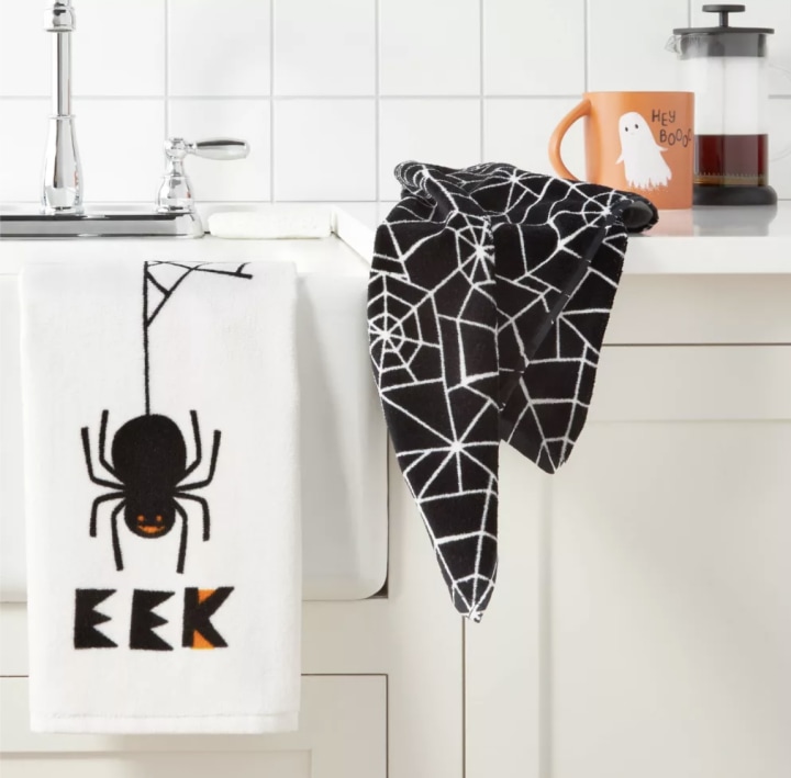 Spider Halloween Kitchen Terry Towels