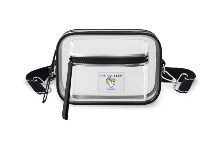 WEAR by Erin Andrews Los Angeles Rams Clear Stadium Fanny Pack