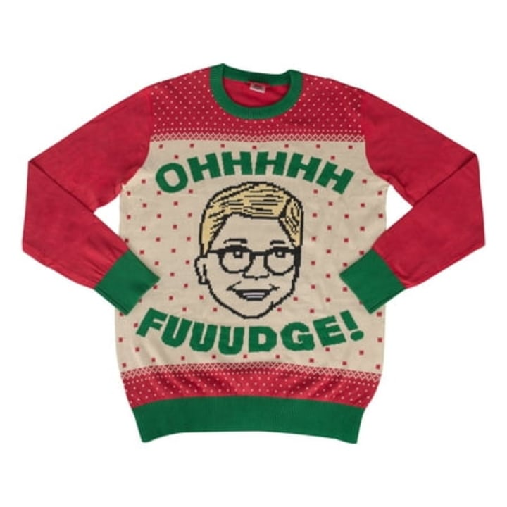 A Christmas Story OHHHH FUUUDGE! Ralphie Ugly Christmas Sweater
