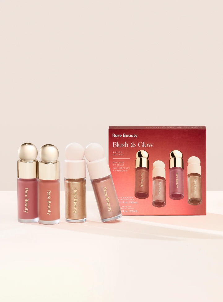 Rare Beauty Mini Blush & Glow 4-Piece Set