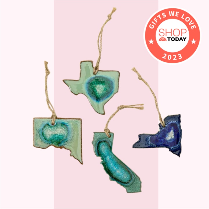 Uncommon Goods Geode State Ornament