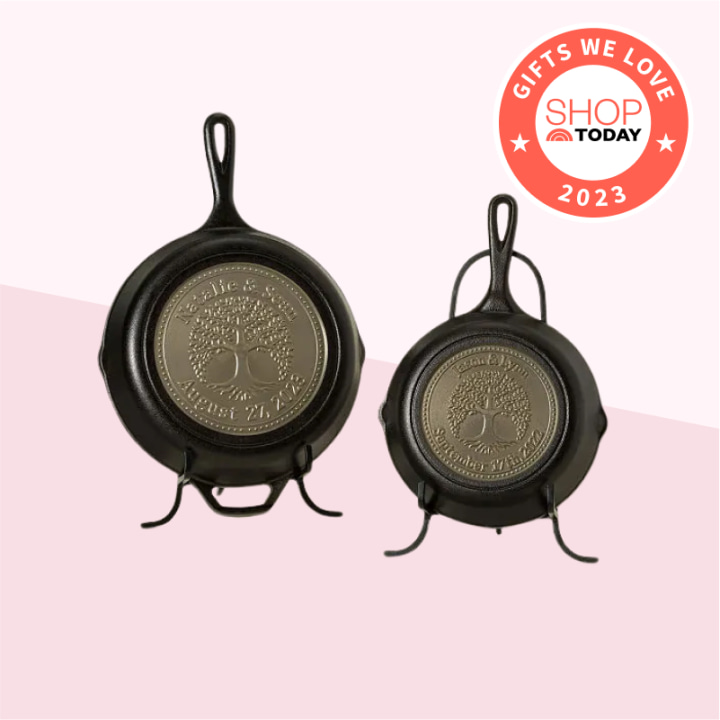 Uncommon Goods Personalized Cast Iron Pan