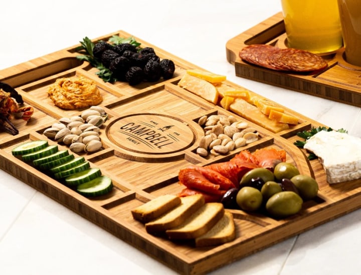 Personalized Charcuterie Board and Accessories