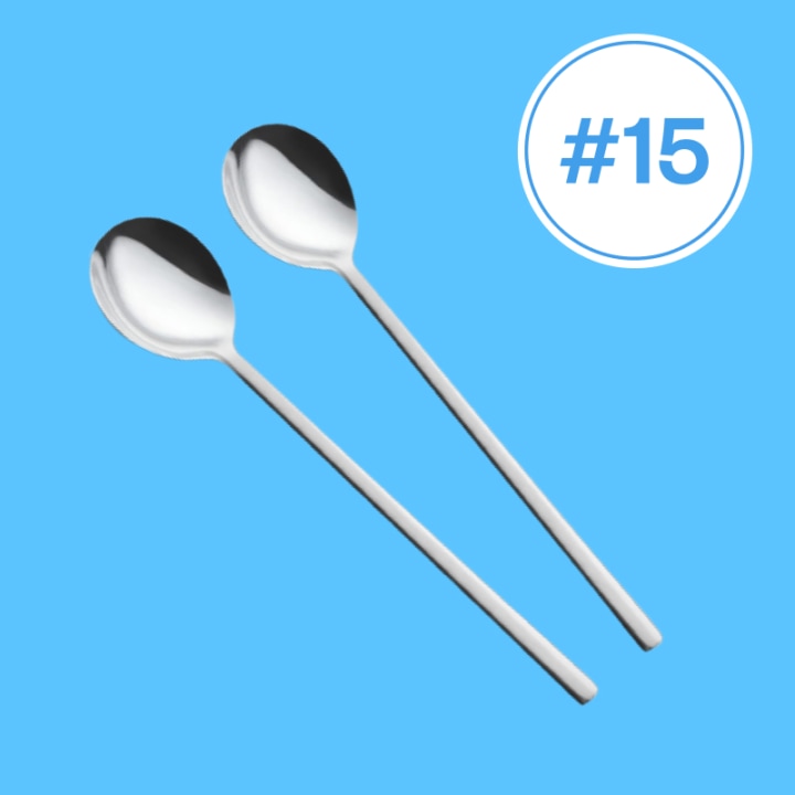 Icqwood Stainless Steel Korean Spoon