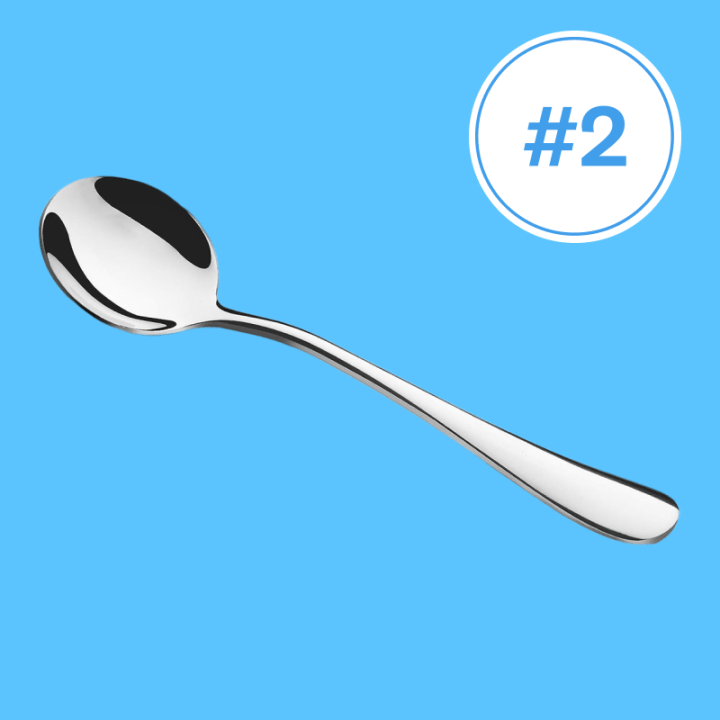 Hiware 12-Pc Soup Spoons
