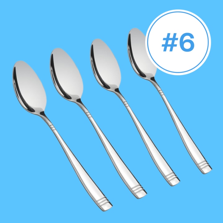 Obstnny Stainless Steel Dessert Spoon