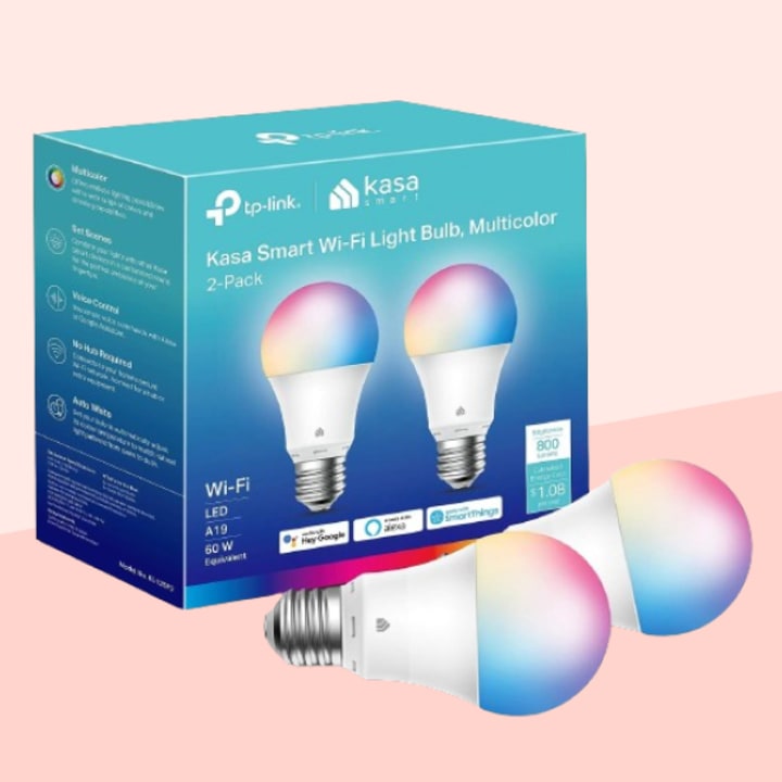 Kasa Smart Light Bulbs, Full Color Changing Bulbs - 2 Pack