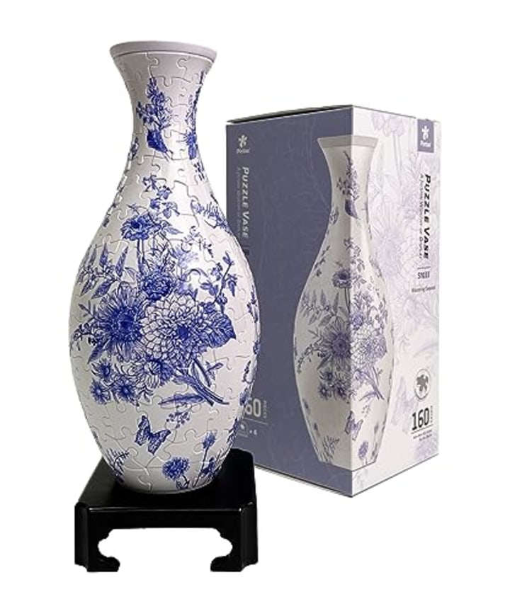 Pintoo 3D Puzzle Vase Unique Flower Vase 