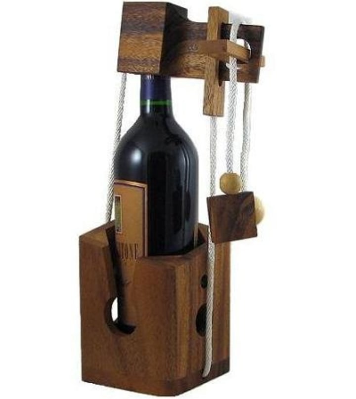 Think-n-Drink Fun Wine Bottle Puzzle Game