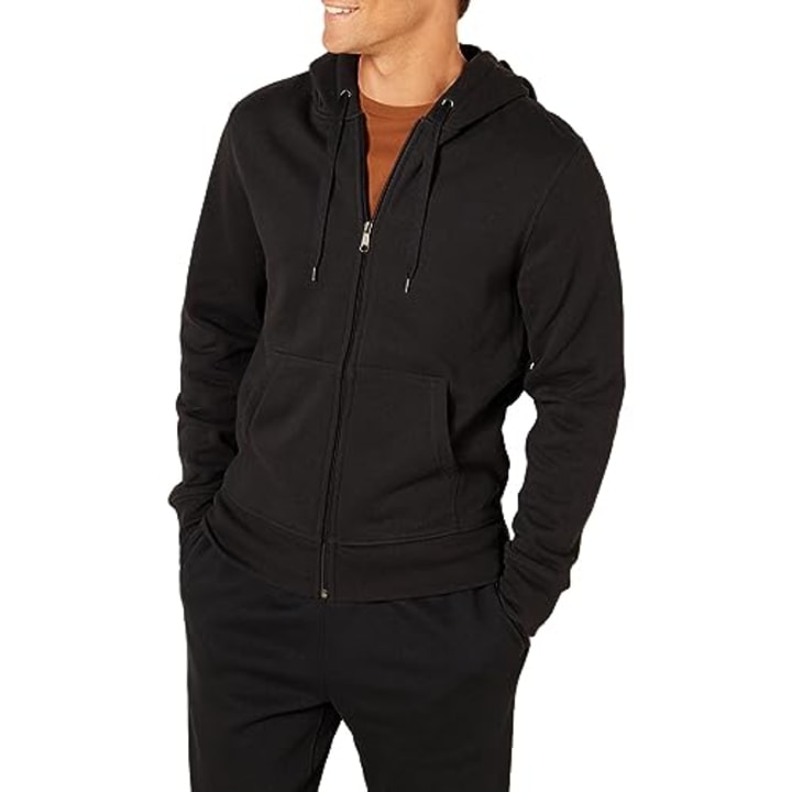 Amazon Essentials Men's Full-Zip Hooded Fleece Sweatshirt 