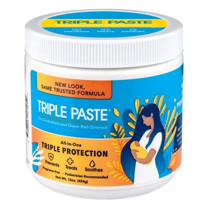 Triple Paste Diaper Rash Cream for Baby (16 Ounces)
