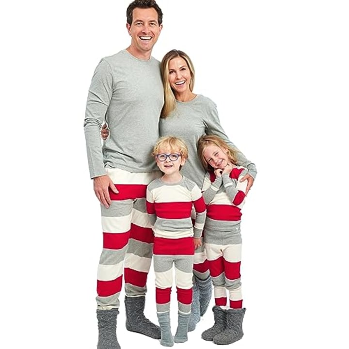 HonestBaby 2-Piece Family Matching Holiday Pajamas 
