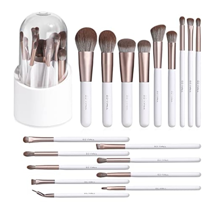BS-MALL Makeup Brushes18 Pcs Premium Synthetic Powder Foundation Blush Contour