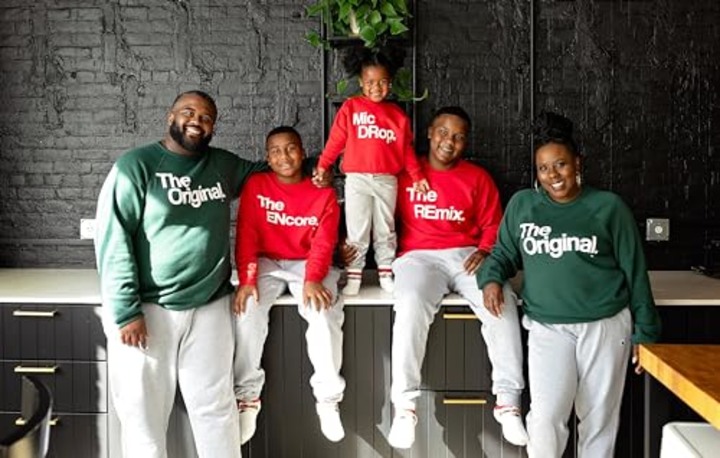The Original, The Remix, The Encore Collection Family Matching Holiday Sweatshirts 