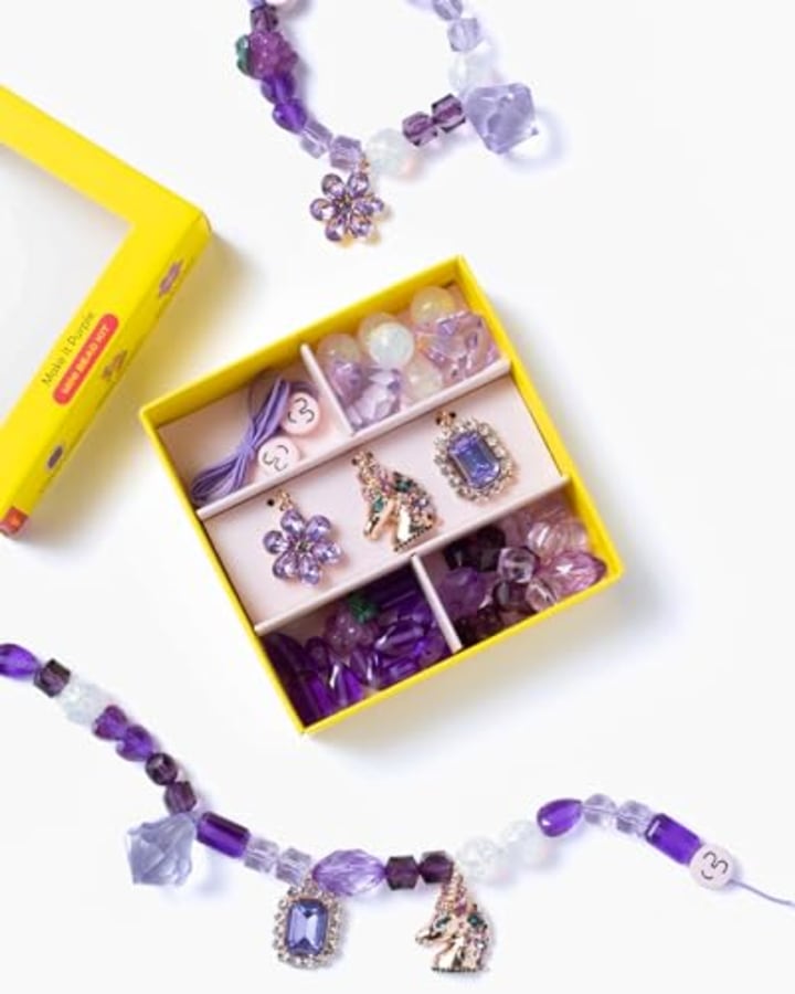 Super Smalls Make It Purple Mini Bead Kit 