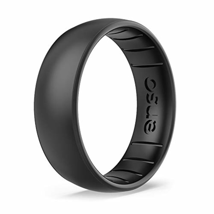 Enso Rings Classic Elements Silicone Ring Infused with Precious Elements 