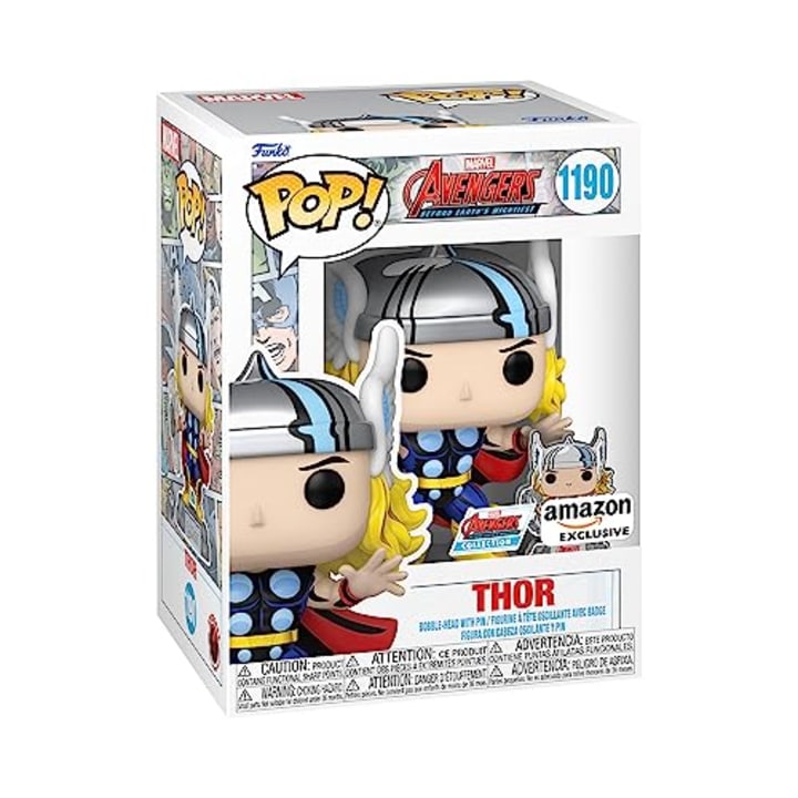 Funko Pop! & Pin: Earth's Mightiest Heroes Collectible 