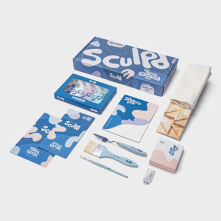 Sculpd Small Abstract Painting Kit