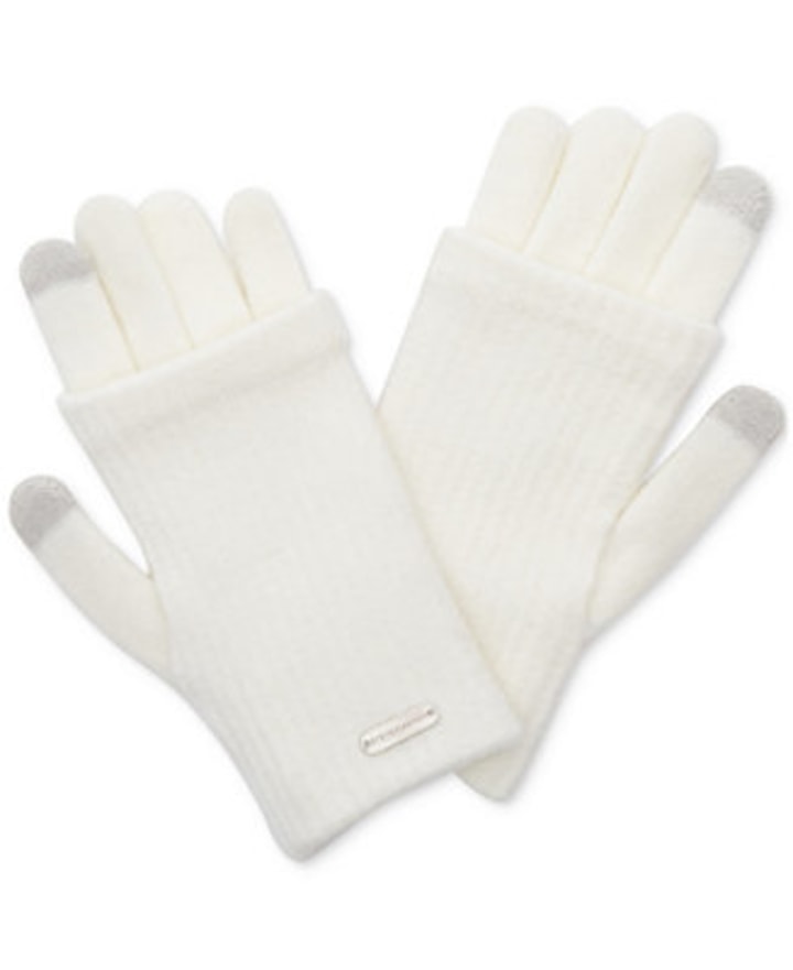 Steve Madden Women's Cozy Touchscreen Gloves, Created for Macy's