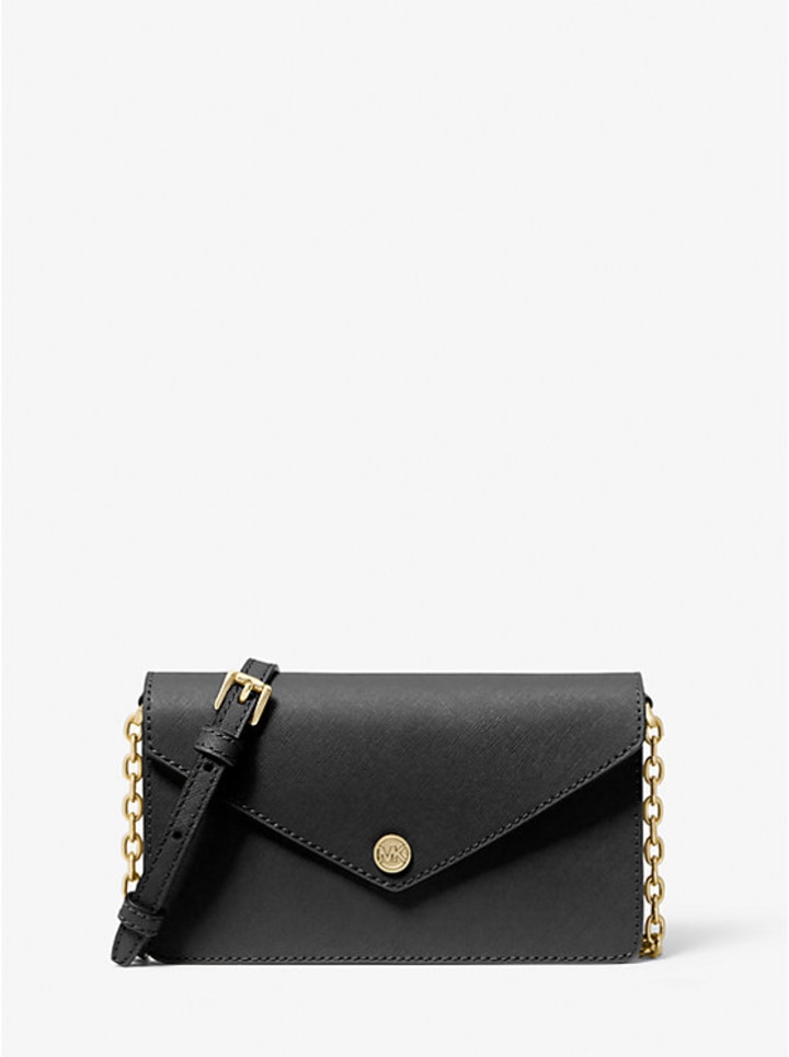 Leather Envelope Crossbody Bag