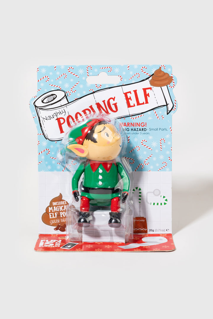 Naughty Pooping Elf Stocking Stuffer Candy