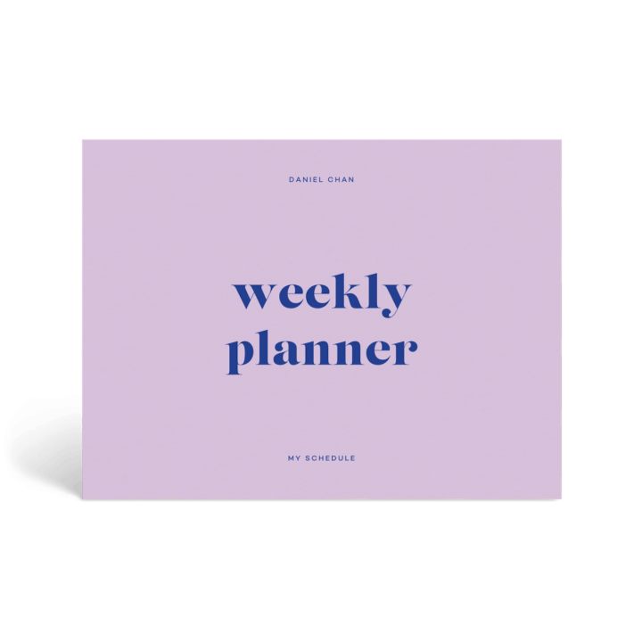 Papier Weekly Desk Planner