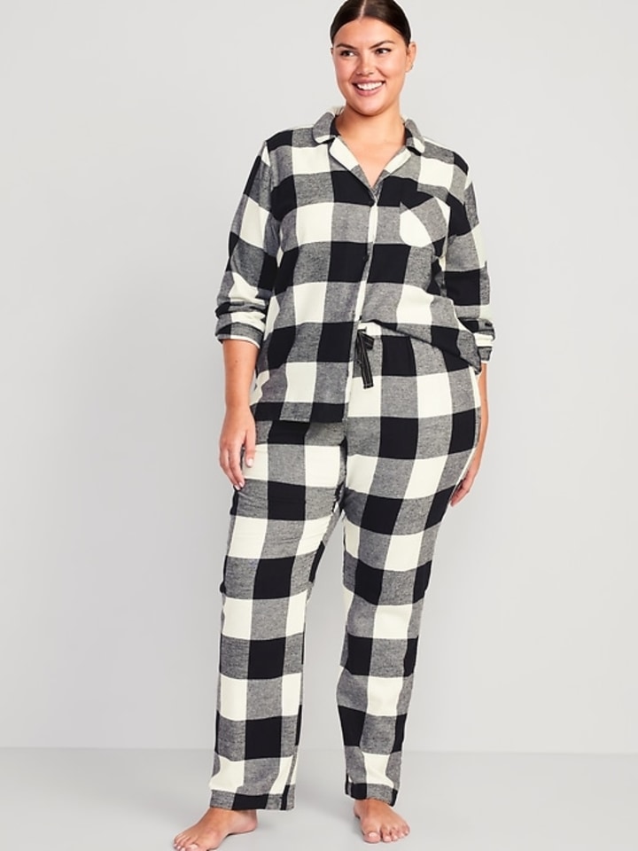 Matching Flannel Pajama Set for Women