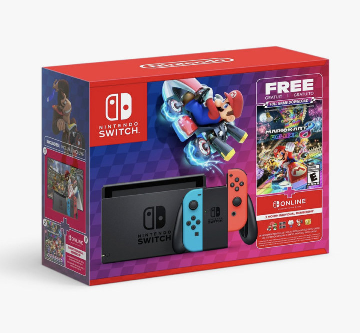 Nintendo Switch Console Mario Kart 8 Deluxe Bundle