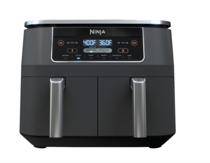 Ninja Foodi 8-Quart Dual Zone 2-Basket Air Fryer