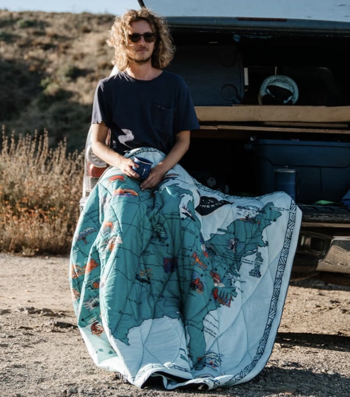 National Parks and Monuments Puffer Blanket