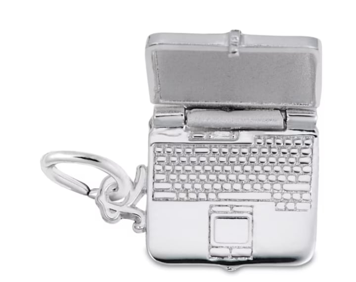 Rembrandt Charms® Laptop Computer in Sterling Silver