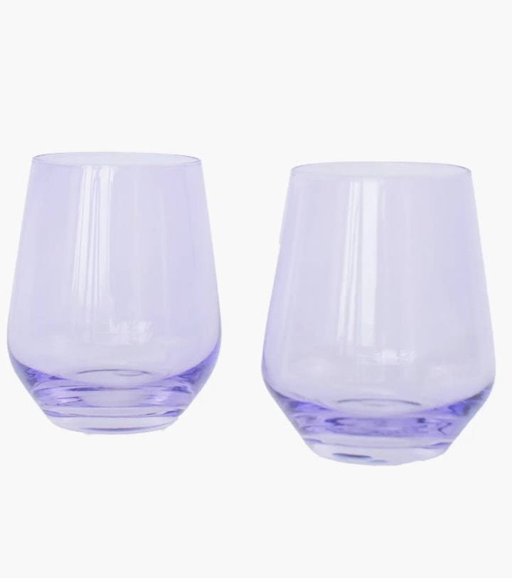 Estelle Wine Single Stemless Glass