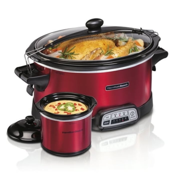 Hamilton Beach Stay or Go Programmable Slow Cooker with Party Dipper, 7 Quart Capacity