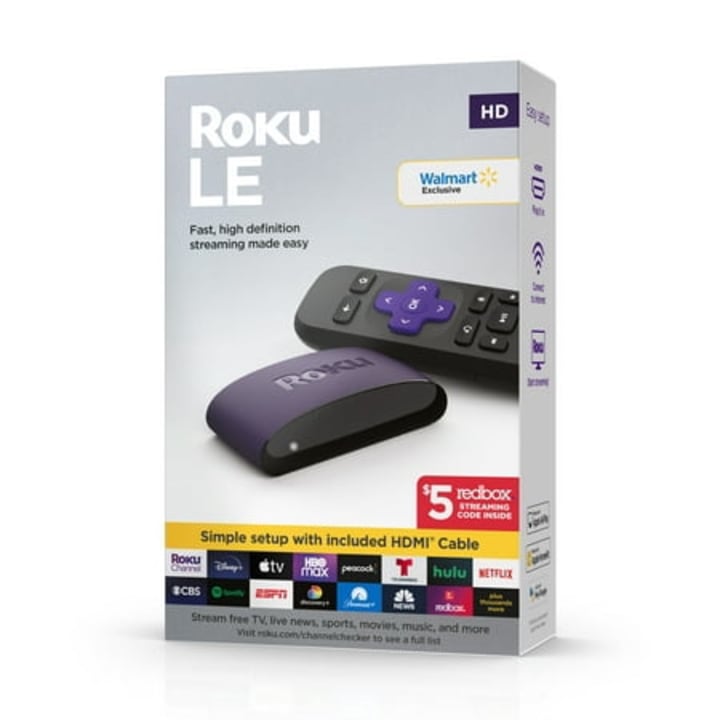 Roku LE HD Streaming Media Player and Simple Remote