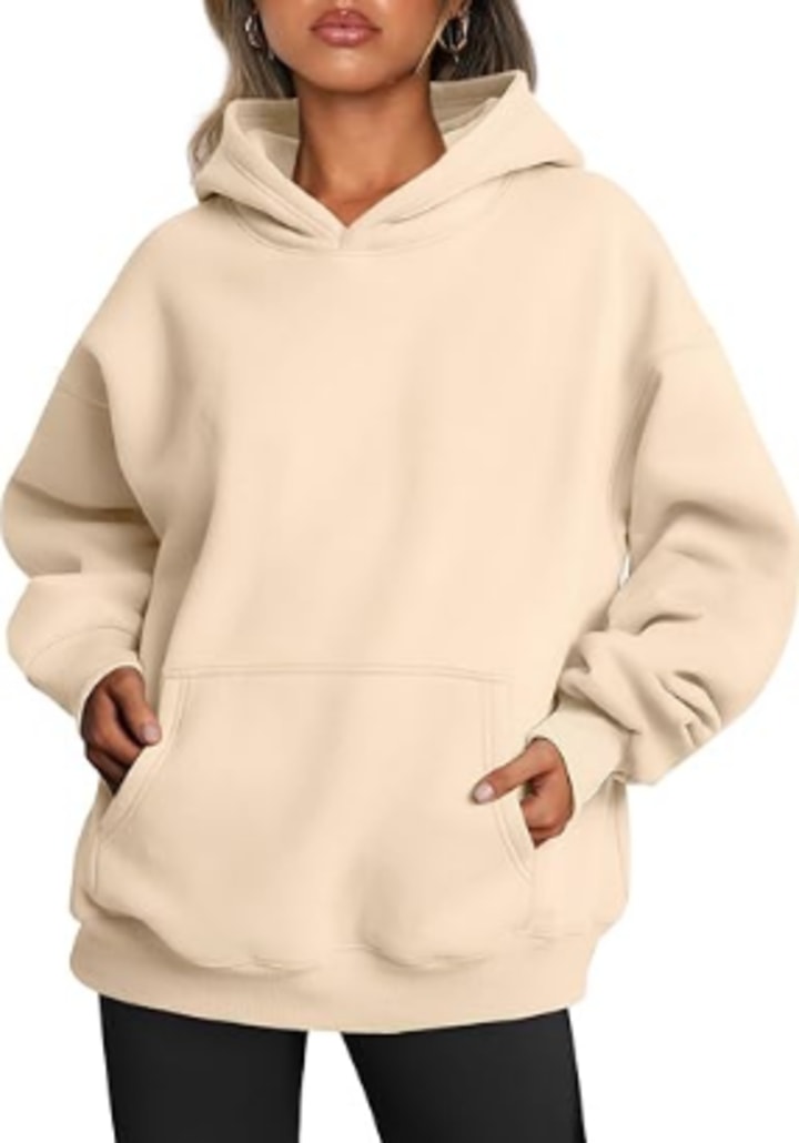 Womens Oversized Pullover Hoodie