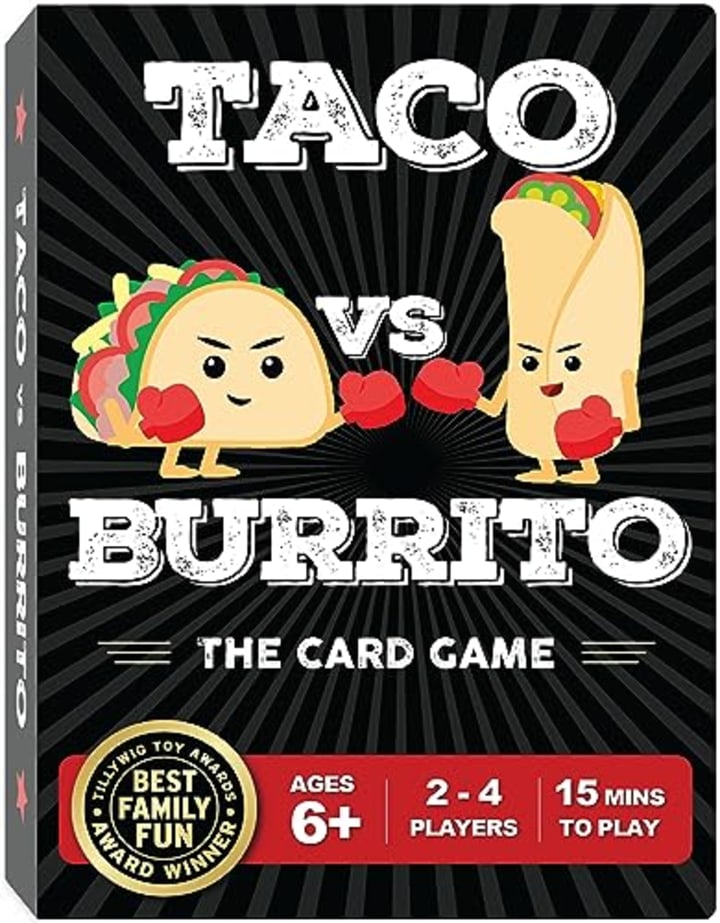 Taco vs Burrito Family Board Games for Kids