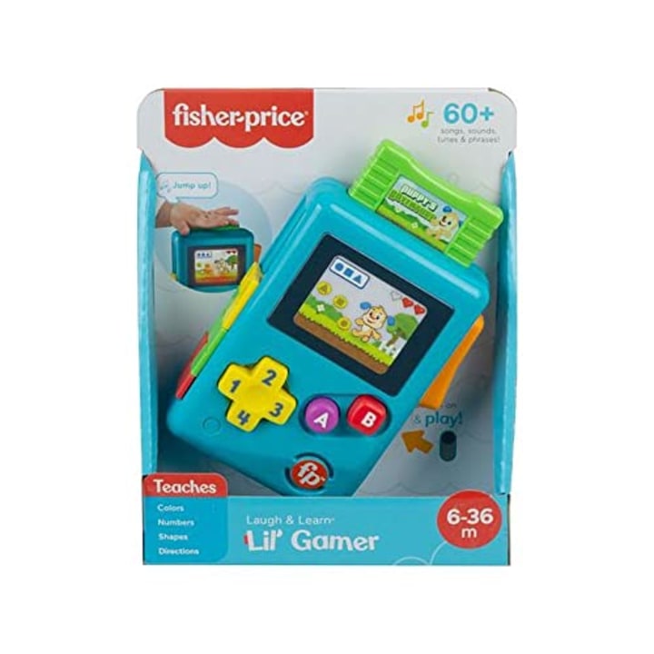 Fisher-Price Laugh & Learn Baby & Toddler Toy Lil’ Gamer Pretend Video Game 