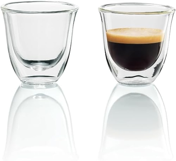De'Longhi Double Walled Thermo Espresso Glasses