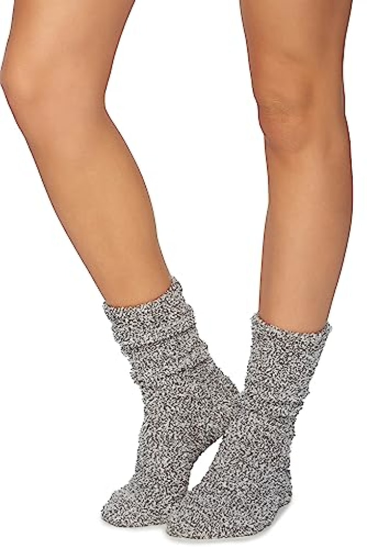 Cozy Chic Heathered Socks