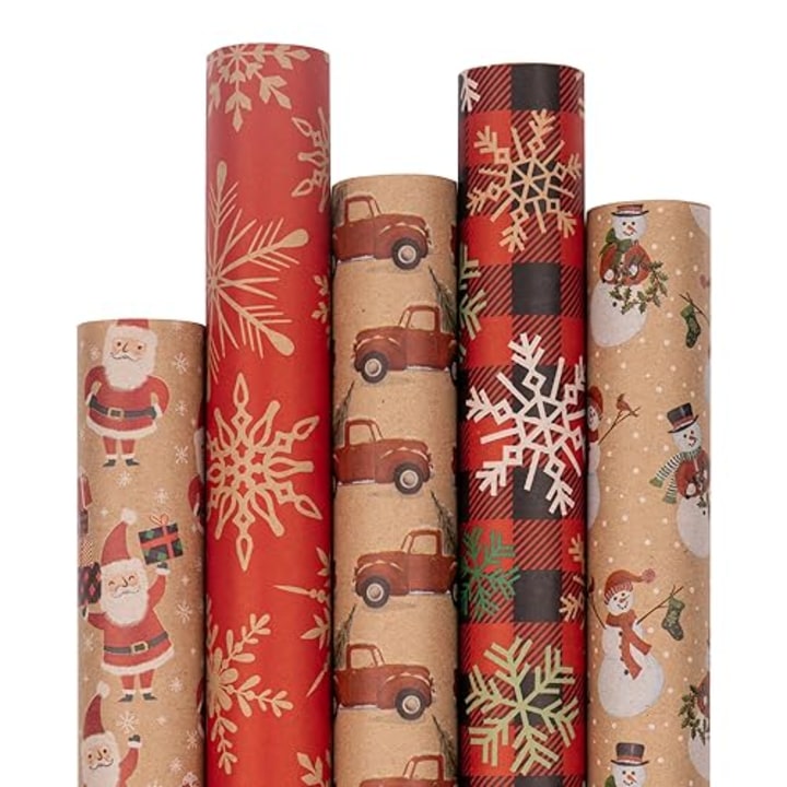 Jam Paper Assorted Gift Wrap 
