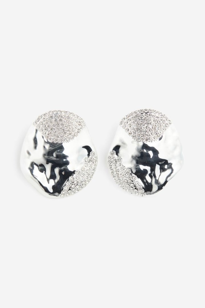 Rhinestone-embellished Earrings